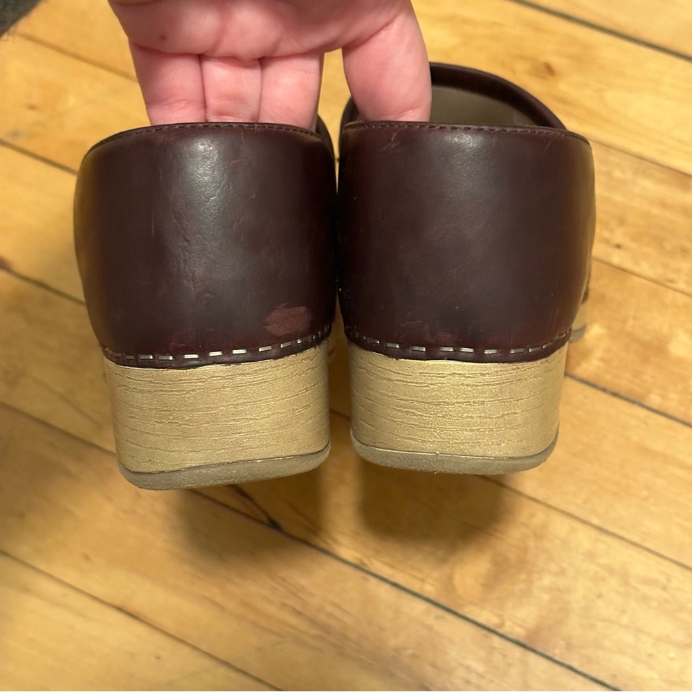 Dansko Brenna Cordovan Milled Leather Clog - Picture 11 of 12